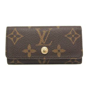 Louis Vuitton Monogram 4 Key Holder  M69517 Men,Women Monogram Key Case Brown